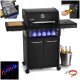 Yoer BeefChef GG06BK Grill ogrodowy gazowy 17.65 kW 58 cm x 43 cm 2