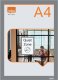 Samoprz magnetyczna ramka A4 2pcssrebrna 1