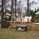 Składana skrzynia turystyczna NCB4004 50L z uchwytami Nils Camp zielona 9