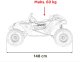 Pojazd Buggy Clash STRONG 4x4 Czerwony 22