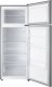 Midea Refrigerator | MDRT294FGE50 | Energy efficiency class E | Free standing | Double Door | Height 143 cm | Fridge net capacity 163 L | Freezer net capacity 41 L | 40 dB | Stainless steel 2