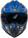 Kask Motocyklowy Enduro Niebieski S 1