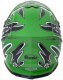 Kask Motocyklowy Enduro Zielony M 5