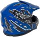 Kask Motocyklowy Enduro Niebieski M 5