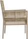vidaXL Krzesła ogrodowe Mieszany beżowy Rattan 53 x 60 x 85 cm Trwałe 5
