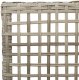 vidaXL krzesła ogrodowe Jasnoszary Rattan 53 x 60 x 85 cm 8