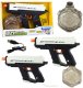 LeanToys Zabawka wodna do ogrodu Elektryczny Pistolet Na Wodę Automatyczny 10m Czarno Biały 800ml (24378) 1