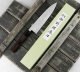 Hideo Kitaoka Shirogami Satin Damascus Nóż Miroshi Deba 21 cm 10