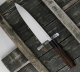 Hideo Kitaoka Shirogami Satin Damascus Nóż Miroshi Deba 21 cm 2