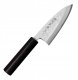 Hideo Kitaoka Shirogami Satin Nóż Deba 12 cm 1