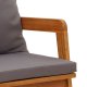 vidaXL Ławka ogrodowa Antracyt Solidne drewno akacjowe 115 x 65 x 71 cm 6