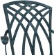 vidaXL Krzesło na zewnątrz Zielone Aluminium 53 x 51 x 88,5 cm 6
