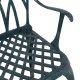vidaXL Krzesło na zewnątrz Zielone Aluminium 53 x 51 x 88,5 cm 7