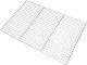 vidaXL Ruszt do grilla Srebrny Stal nierdzewna 60 x 40 x 1 cm Wytrzymały 1
