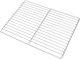 vidaXL Ruszt do grilla Srebrny Stal nierdzewna 40 x 30 x 1 cm Trwały 1