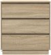 vidaXL Stolik nocny Dąb Sonoma Płyta wiórowa 71 x 34.5 x 75 cm 7