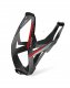 Koszyk do bidonu RACEONE X25 CARBON czarno-czerwony 1