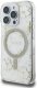 Etui Guess Resin Flowers Glitter MagSafe do Apple iPhone 16 Pro beżowy 2