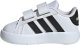 Buty dla dzieci adidas Grand Court 2.0 biało-czarne ID5271 27 4