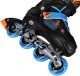 Rolki Nils Extreme NA13808 rekreacyjne regulowane czarno-niebieskie r. 38-41 4