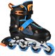 Rolki Nils Extreme NA13808 rekreacyjne regulowane czarno-niebieskie r. 34-37 1