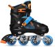 Rolki Nils Extreme NA13808 rekreacyjne regulowane czarno-niebieskie r. 34-37 1
