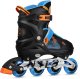 Rolki Nils Extreme NA13808 rekreacyjne regulowane czarno-niebieskie r. 34-37 2