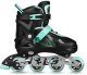 Rolki Nils Extreme NA13808 rekreacyjne regulowane czarno-zielone r. 34-37 1
