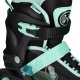 Rolki Nils Extreme NA13808 rekreacyjne regulowane czarno-zielone r. 34-37 3