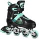 Rolki Nils Extreme NA13808 rekreacyjne regulowane czarno-zielone r. 38-41 1