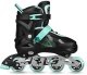 Rolki Nils Extreme NA13808 rekreacyjne regulowane czarno-zielone r. 38-41 1