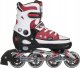 Rolki Nils Extreme NJ2132 rekreacyjne regulowane czerwone r. 29-32 1