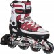 Rolki Nils Extreme NJ2132 rekreacyjne regulowane czerwone r. 29-32 2