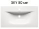 Szafka pod umywalkę TALIA CASELLA 2S 80cm dąb casella/czarny mat COMAD 11