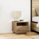 vidaXL Stolik Nocny Artisan Oak Lite drewno Kompaktowy Przechowywanie 1