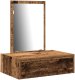 vidaXL Toaletka Stare drewno Drewno 60 x 40 x 70 cm Przechowywanie 2