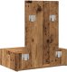 vidaXL Toaletka Stare drewno Drewno 60 x 40 x 70 cm Przechowywanie 8