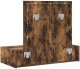 vidaXL Toaletka Wędzony dąb Fornir dębowy 83 x 40 x 70 cm Toaletka 6