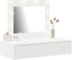 vidaXL Toaletka Biała Drewno 83 x 40 x 70 cm Stół do makijażu 3