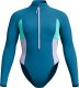 Damski Strój Kąpielowy L/s Clrblck Zip 1 Pc  rozmiar M 1