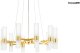 MOOSEE lampa wisząca TUBS 10 złota 1