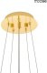 MOOSEE lampa wisząca TUBS 10 złota 1