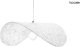 MOOSEE Lampa wisząca CAPELLO FI 80 clear 1