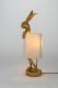 KARE lampa stołowa RABBIT 88 cm biała / złota 1