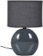 INTESI LAMPA CERAMICZNA OWALNA GRAFITOWA 1