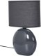 INTESI LAMPA CERAMICZNA OWALNA GRAFITOWA 1