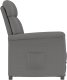 vidaXL Fotel Recliner Ciemnoszary Tkanina Standardowy Fotel Recliner 3