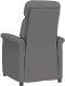 vidaXL Fotel Recliner Ciemnoszary Tkanina Standardowy Fotel Recliner 4