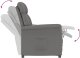vidaXL Fotel Recliner Ciemnoszary Tkanina Standardowy Fotel Recliner 6
