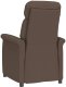 vidaXL Fotel relaksacyjny Ciemny brąz Tkanina Średni Fotel relaksacyjny 4